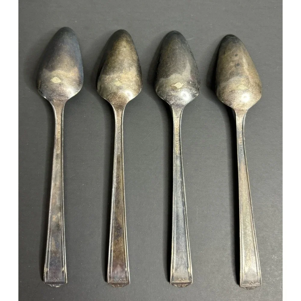4 International Century Fruit Spoons 5 7/8